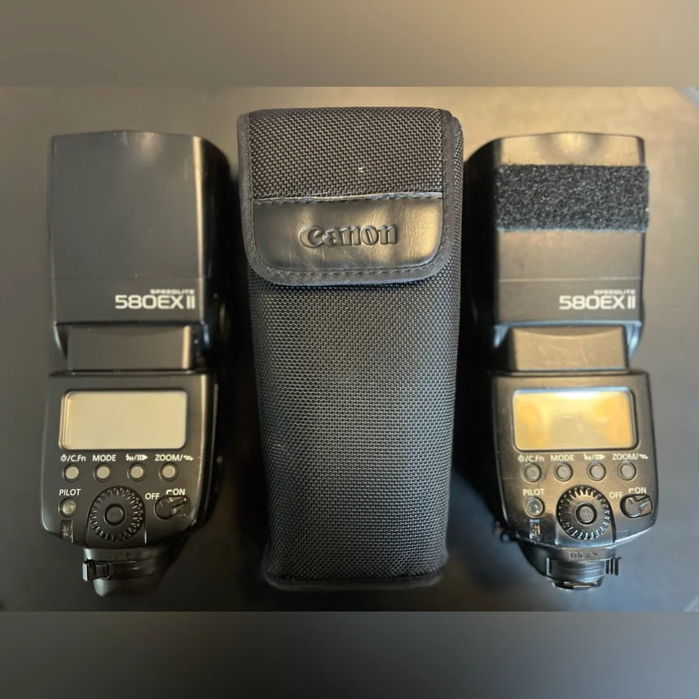 One Canon Speedlite Flash - 580 EXii